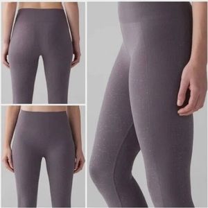 Lululemon Leggings Womens 4 Purple Free To Flow Tight Running Gym Yoga